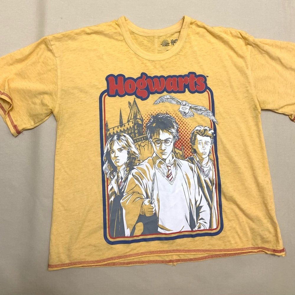 Wizarding World of Harry Potter Hogwarts Sleepwear Cropped T-shirt Wmns M(8-10)